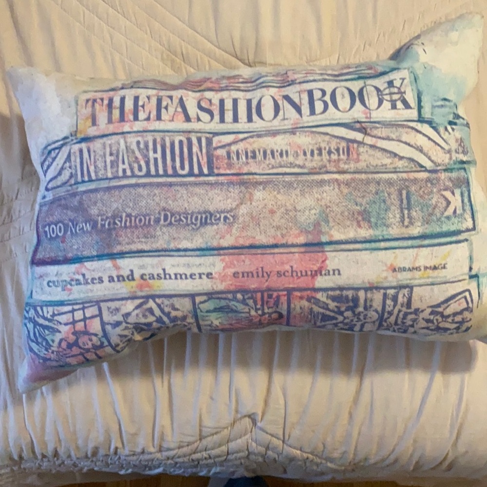 Fashion book pillow